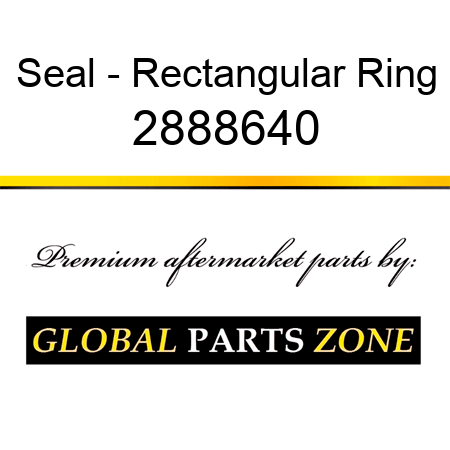 Seal - Rectangular Ring 2888640