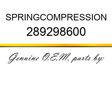 SPRING,COMPRESSION 289298600