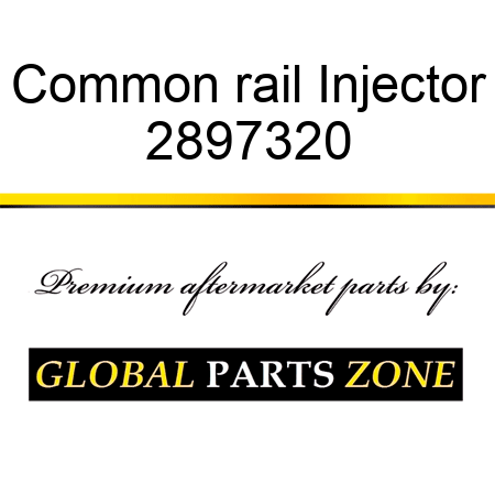 Common rail Injector 2897320