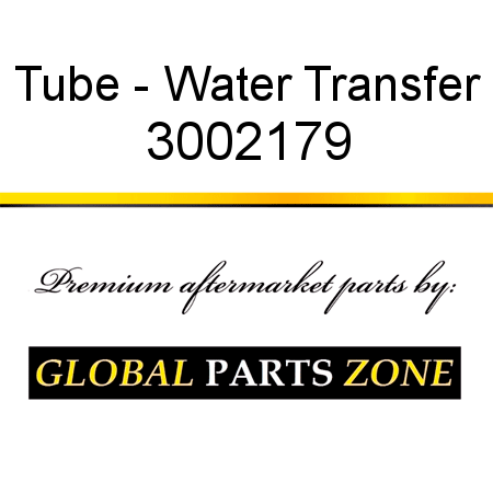 Tube - Water Transfer 3002179