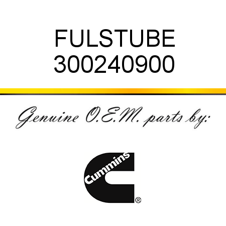 FULSTUBE 300240900