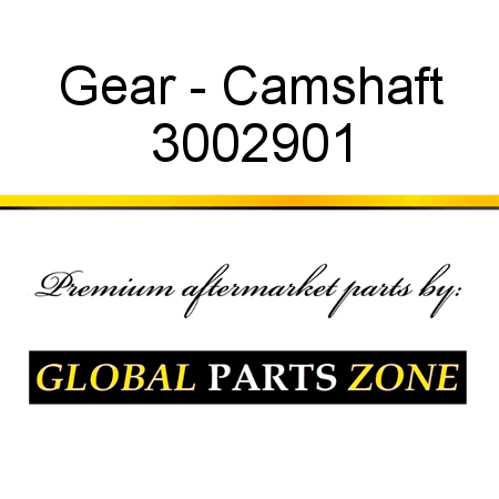 Gear - Camshaft 3002901