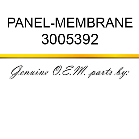 PANEL-MEMBRANE 3005392
