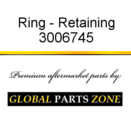 Ring - Retaining 3006745