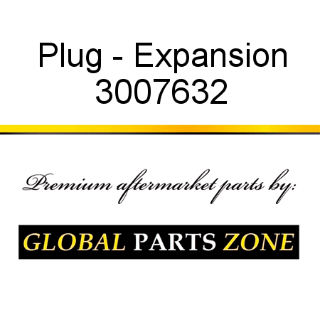 Plug - Expansion 3007632