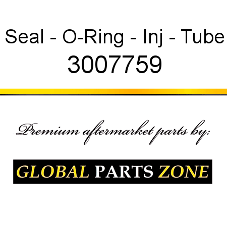 Seal - O-Ring - Inj - Tube 3007759
