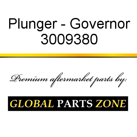 Plunger - Governor 3009380