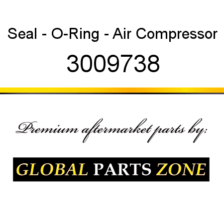 Seal - O-Ring - Air Compressor 3009738