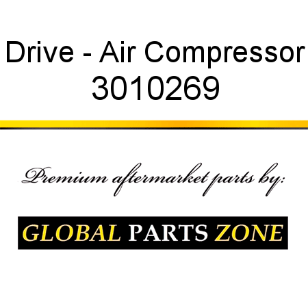 Drive - Air Compressor 3010269