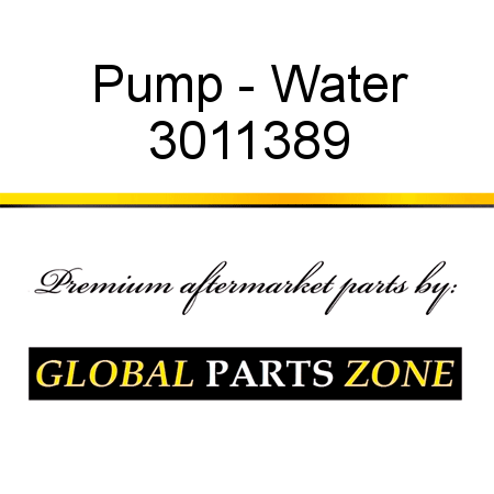 Pump - Water 3011389