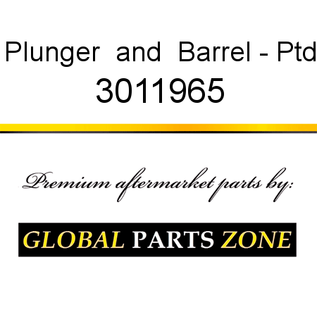Plunger & Barrel - Ptd 3011965