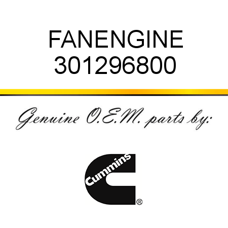 FAN,ENGINE 301296800