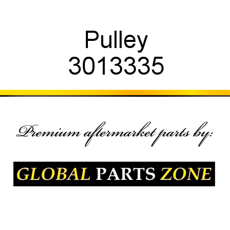 Pulley 3013335
