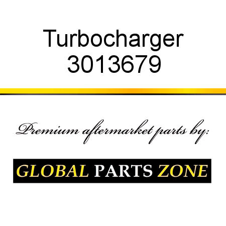 Turbocharger 3013679