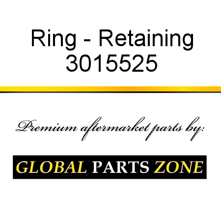 Ring - Retaining 3015525