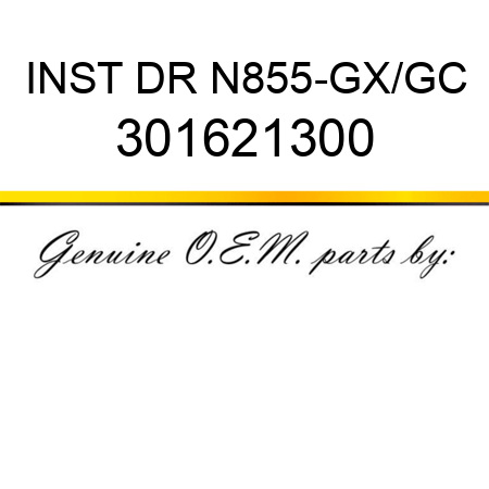INST DR N855-GX/GC 301621300