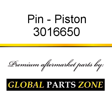 Pin - Piston 3016650