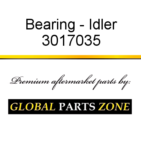 Bearing - Idler 3017035