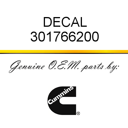 DECAL 301766200