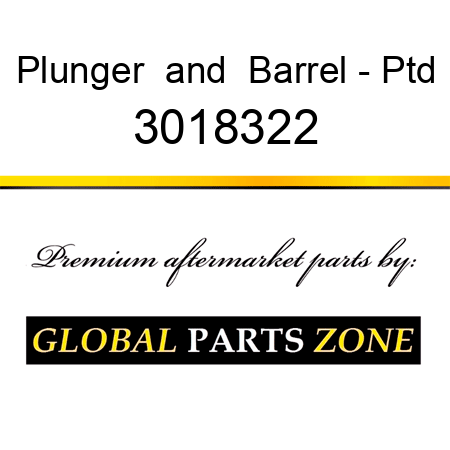 Plunger & Barrel - Ptd 3018322