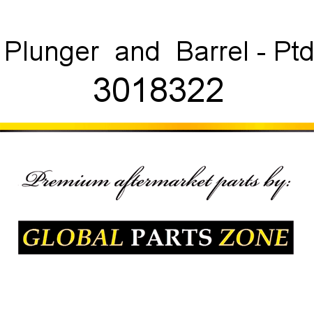 Plunger & Barrel - Ptd 3018322