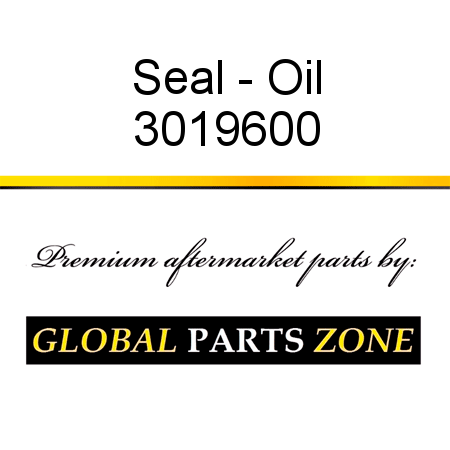 Seal - Oil 3019600