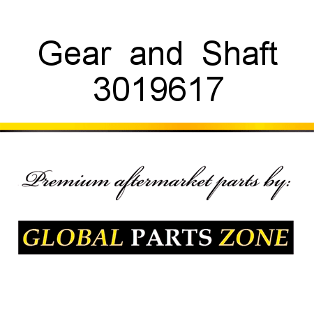Gear & Shaft 3019617