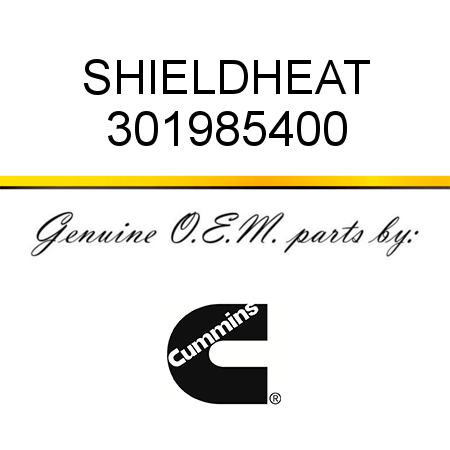 SHIELD,HEAT 301985400