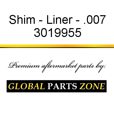 Shim - Liner - .007 3019955
