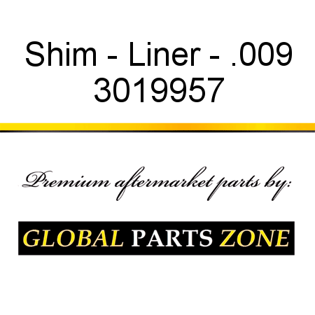 Shim - Liner - .009 3019957