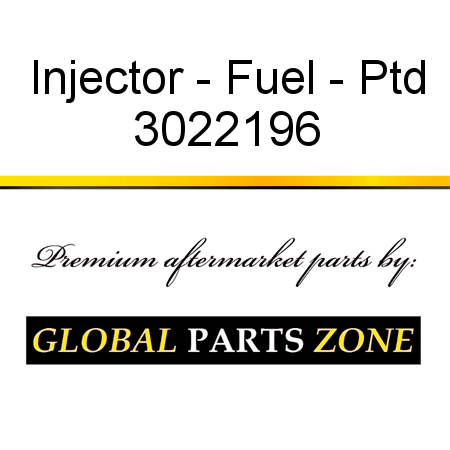 Injector - Fuel - Ptd 3022196