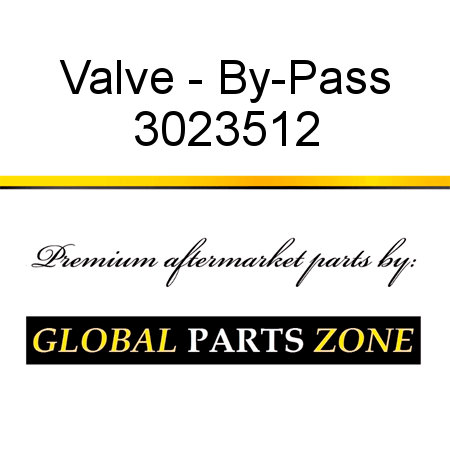 Valve - By-Pass 3023512