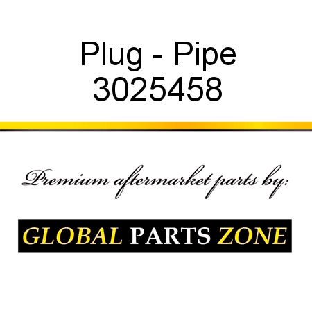 Plug - Pipe 3025458