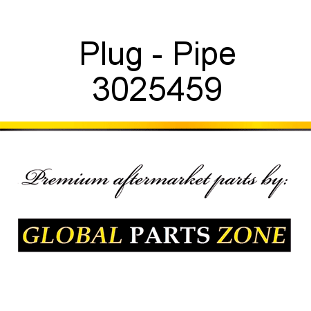 Plug - Pipe 3025459