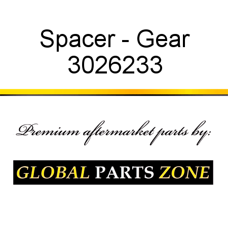 Spacer - Gear 3026233
