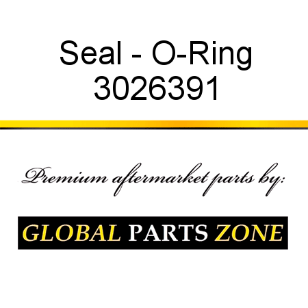 Seal - O-Ring 3026391