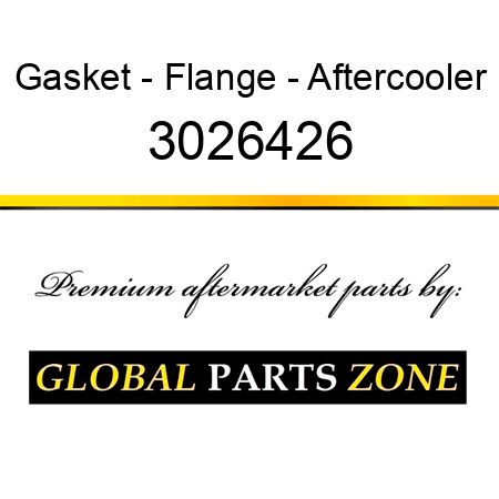 Gasket - Flange - Aftercooler 3026426