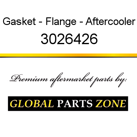 Gasket - Flange - Aftercooler 3026426