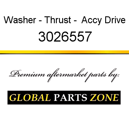 Washer - Thrust -  Accy Drive 3026557
