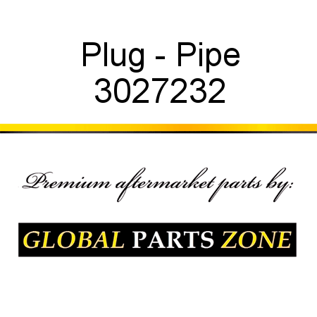Plug - Pipe 3027232