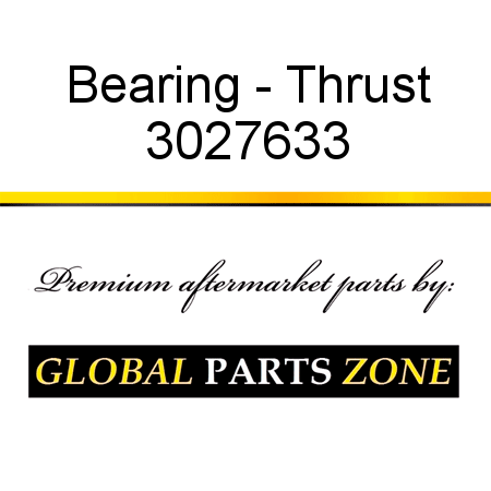 Bearing - Thrust 3027633