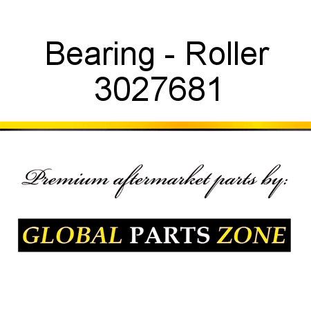 Bearing - Roller 3027681