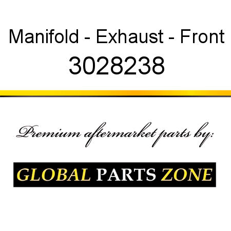 Manifold - Exhaust - Front 3028238