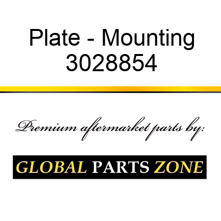 Plate - Mounting 3028854