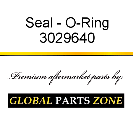 Seal - O-Ring 3029640