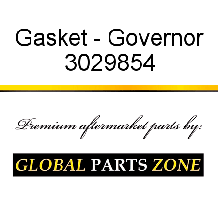 Gasket - Governor 3029854