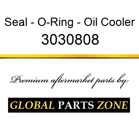 Seal - O-Ring - Oil Cooler 3030808