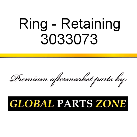 Ring - Retaining 3033073
