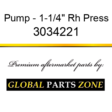 Pump - 1-1/4