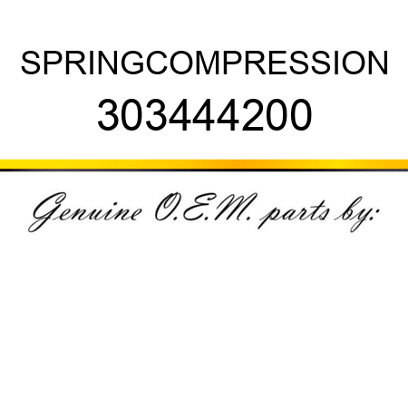 SPRING,COMPRESSION 303444200